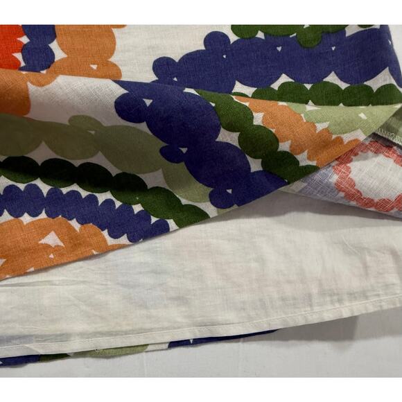 Boden Dress Twiggy Linen Retro Print Shift Dress Size 6 US - Picture 7 of 10